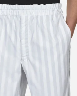 Comme Des Garçons Shirt Pants^Stripe Trousers White