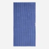 Tekla Textile^Striped Bath Towel Clear Blue Stripes
