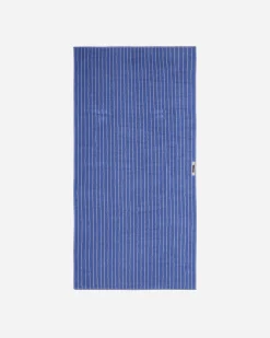 Tekla Textile^Striped Bath Towel Clear Blue Stripes