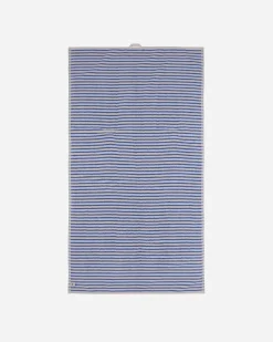 Tekla Textile^Striped Bath Towel Coastal Stripes