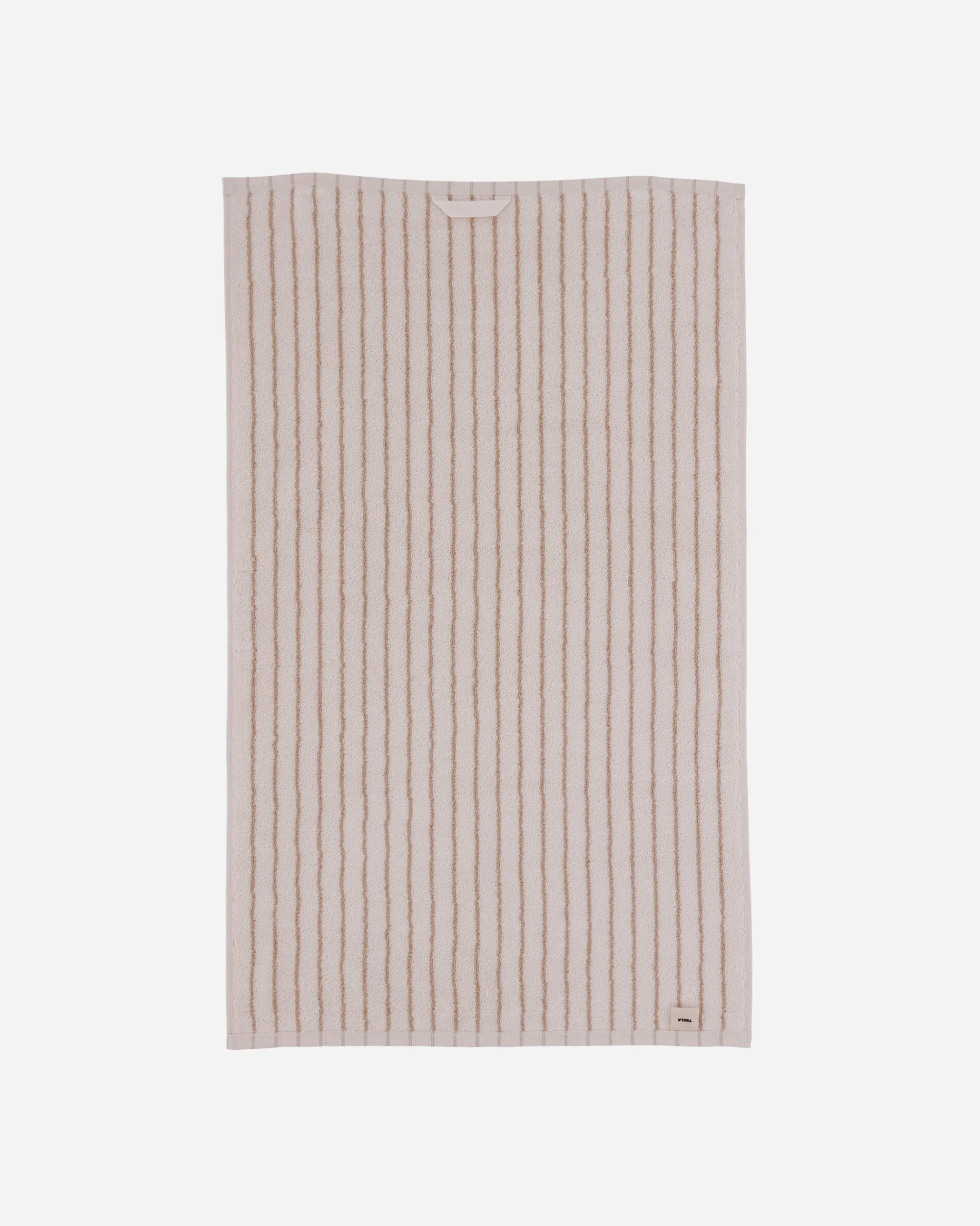 Tekla Textile^Striped Hand Towel Sienna Stripes