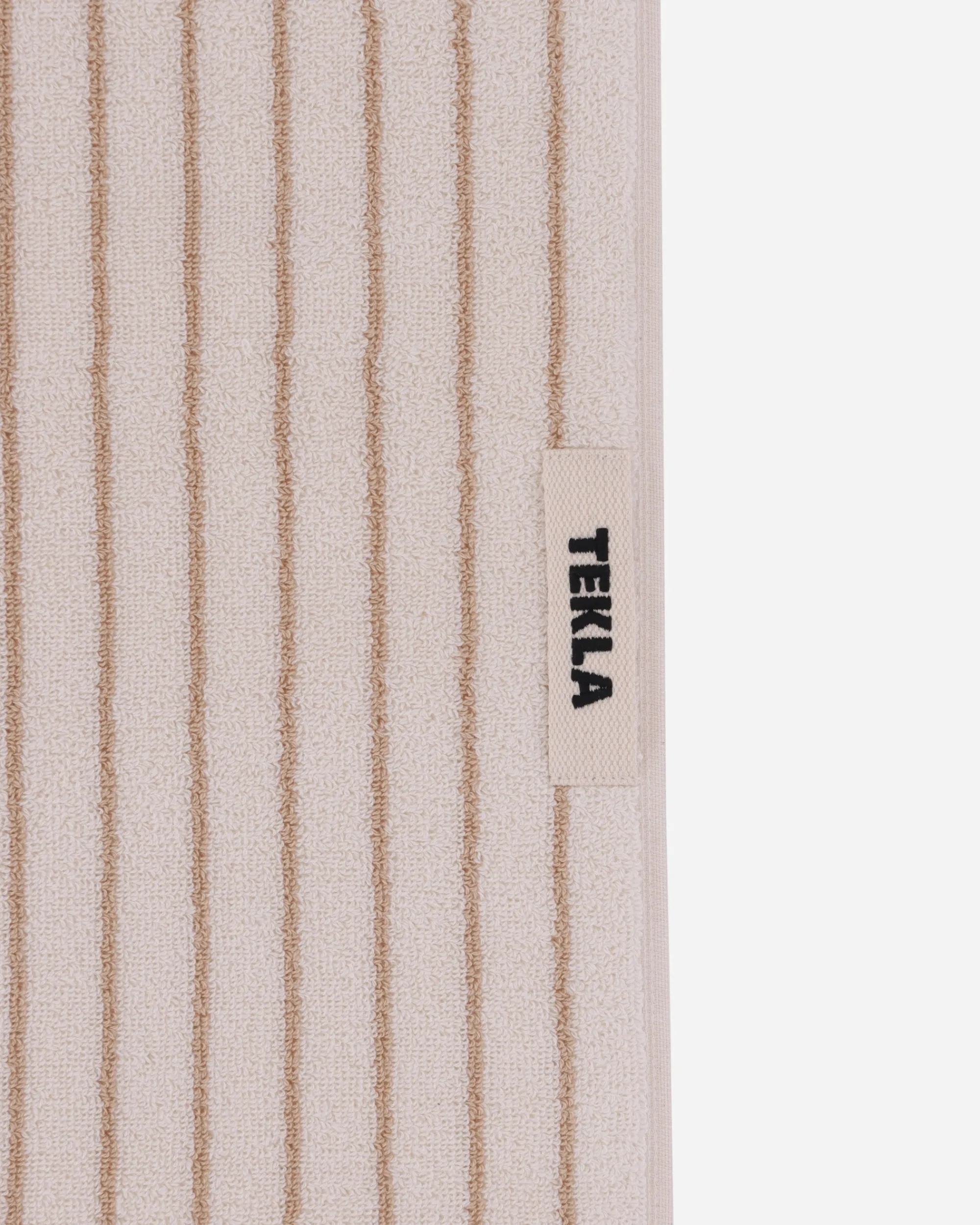 Tekla Textile^Striped Hand Towel Sienna Stripes