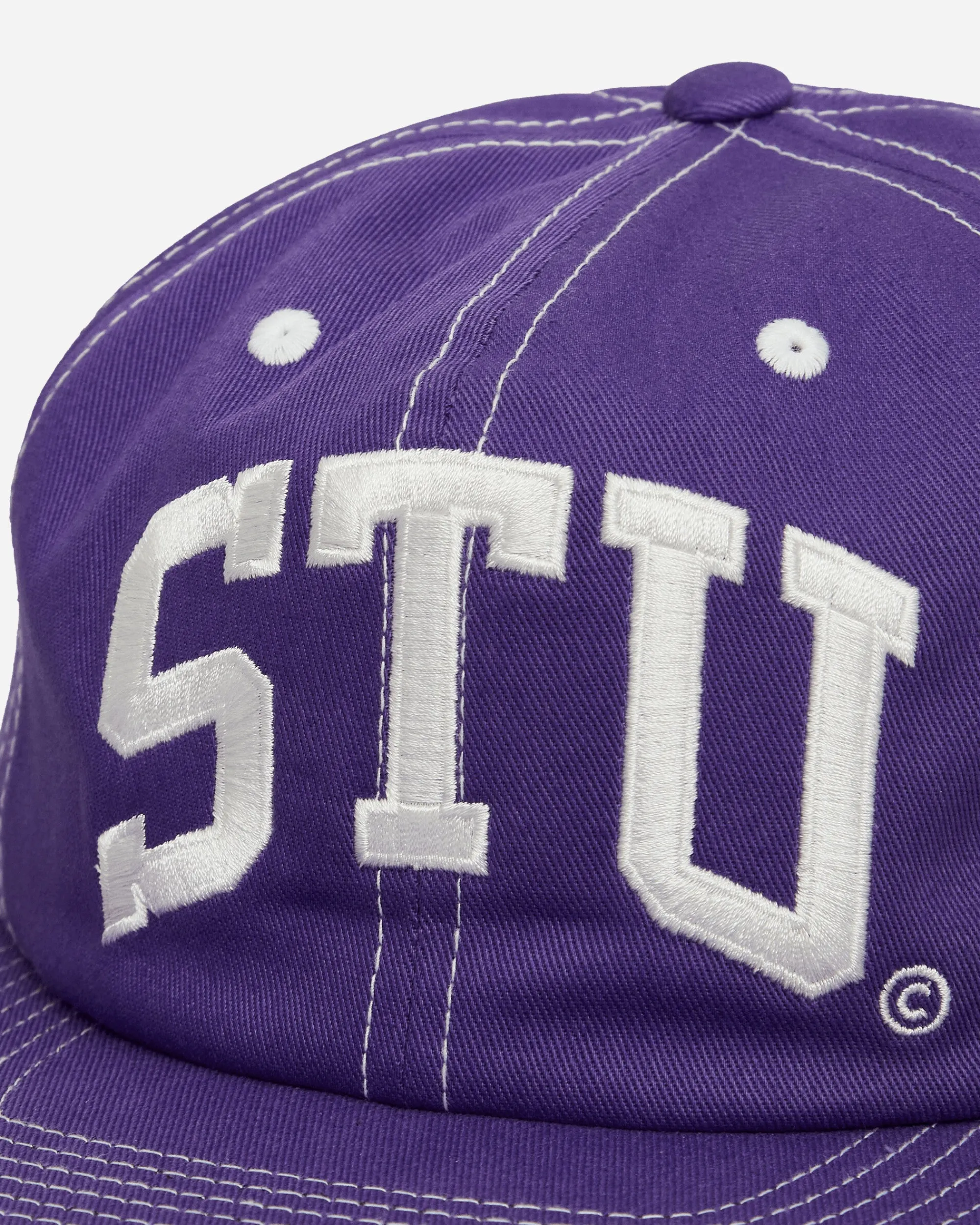 Stüssy Hats|Hats^STU Arch Strapback Cap Purple