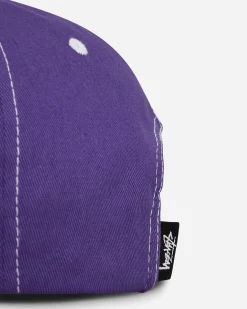 Stüssy Hats|Hats^STU Arch Strapback Cap Purple