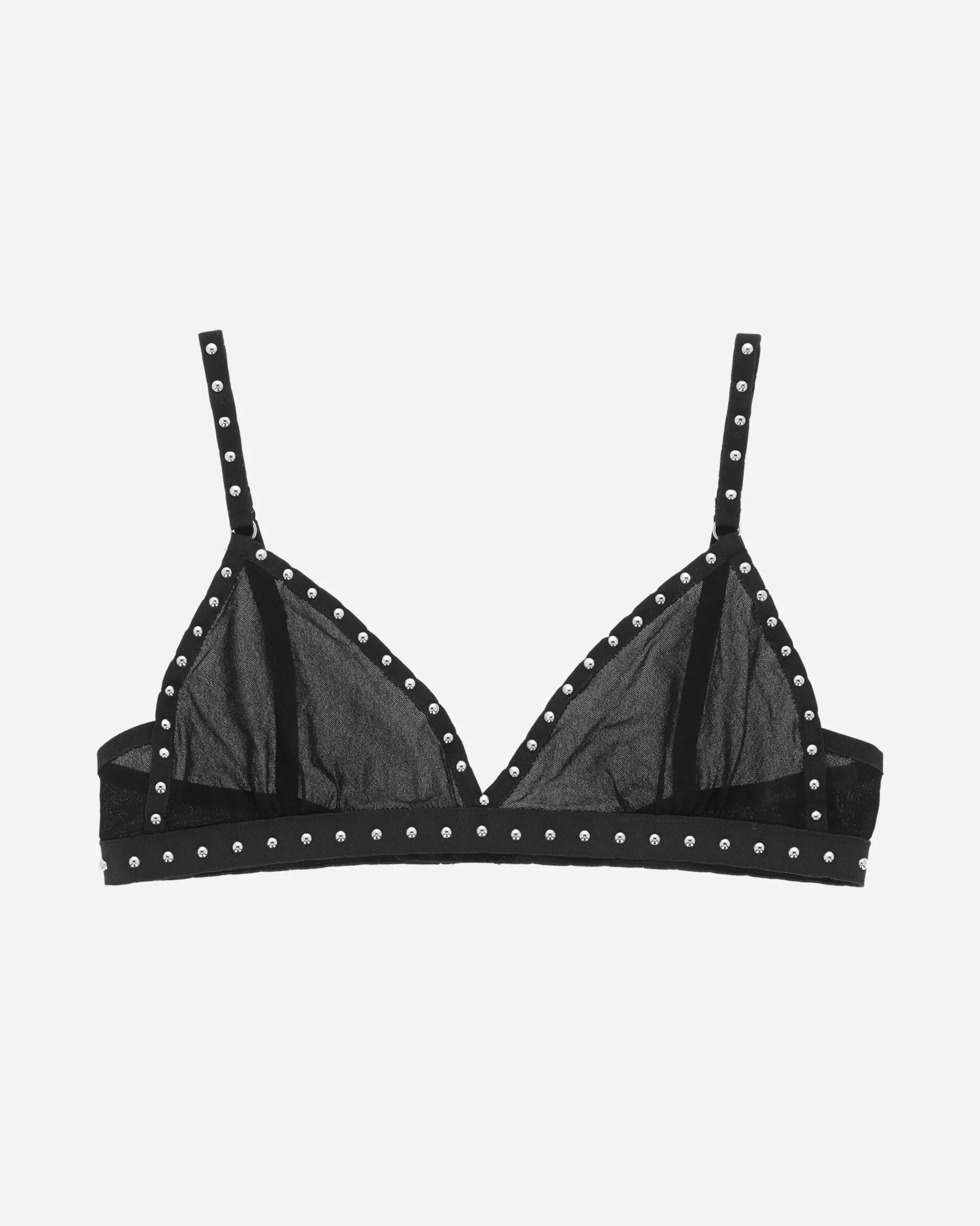 Priscavera Underwear^Studded Bra Black