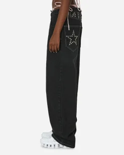 Nii Hai Pants^Studs Baggy Jeans Grey Wash