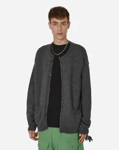 Sky High Farm Knitwear^Stuffies Wolf Cardigan Grey