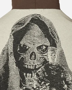 Iuter Sweatshirts^Stupid Humans Reverse Hoodie Brown