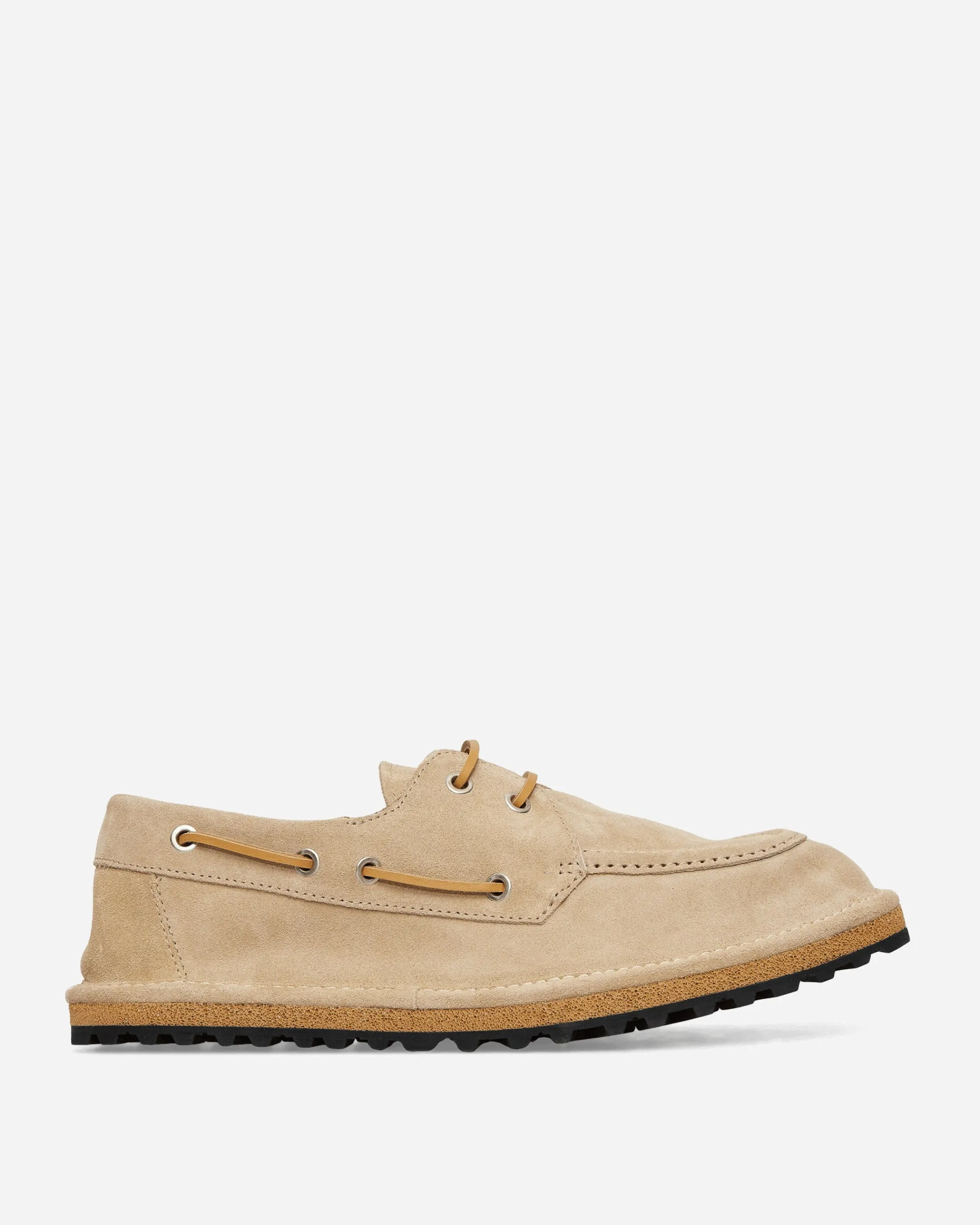 Dries Van Noten Classic Shoes^Suede Boat Shoes Beige