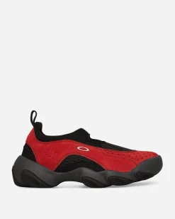 Oakley Factory Team Sandals And Slides^Suede Flesh Sandals Lava / Black