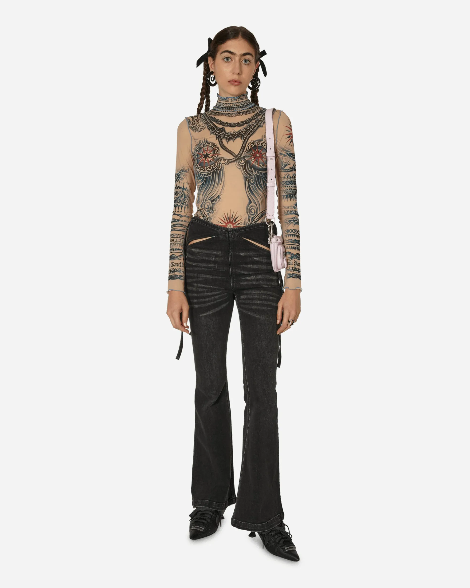 Jean Paul Gaultier T-Shirts^Sun Tattoo Top Nude