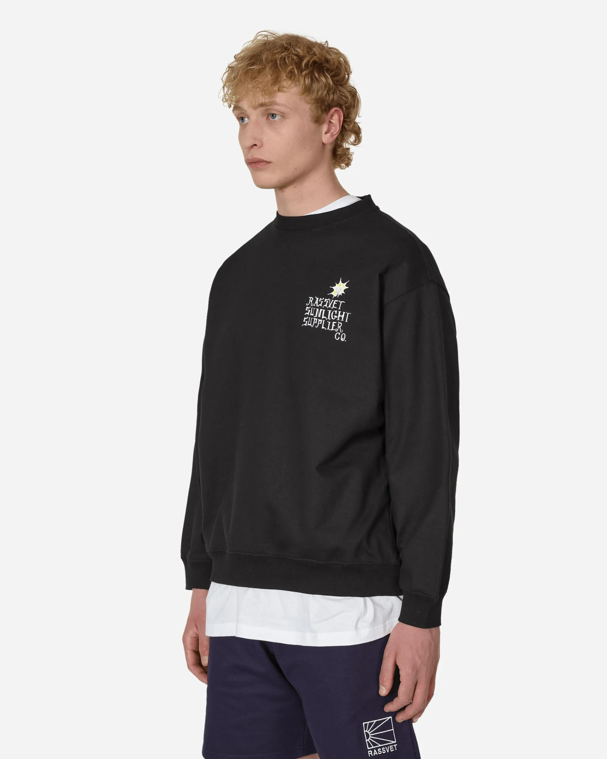 Paccbet Sweatshirts^Sunlight Supplier Crewneck Sweatshirt Black