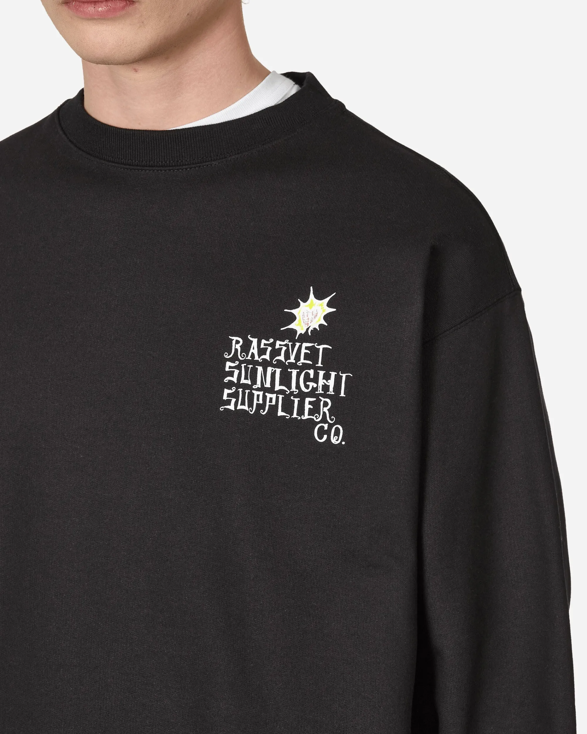 Paccbet Sweatshirts^Sunlight Supplier Crewneck Sweatshirt Black