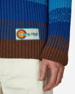 Camp High Knitwear^Sunset Rib Knit Sweater Multicolor