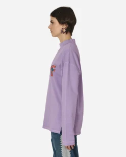 ERL T-Shirts^Surf Patch Longsleeve T-Shirt Purple