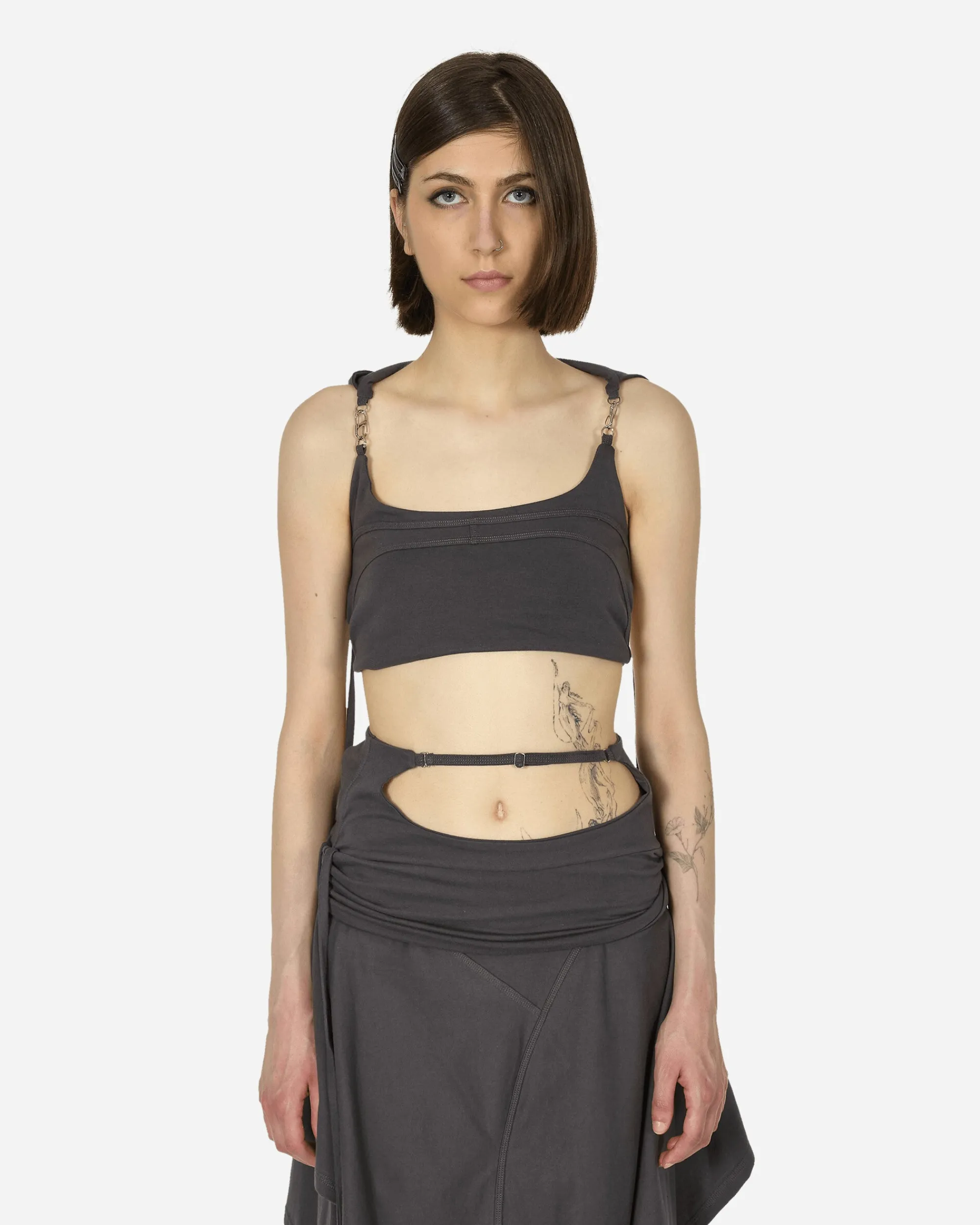 Toile Studios Underwear^System Hooded Bra Charcoal