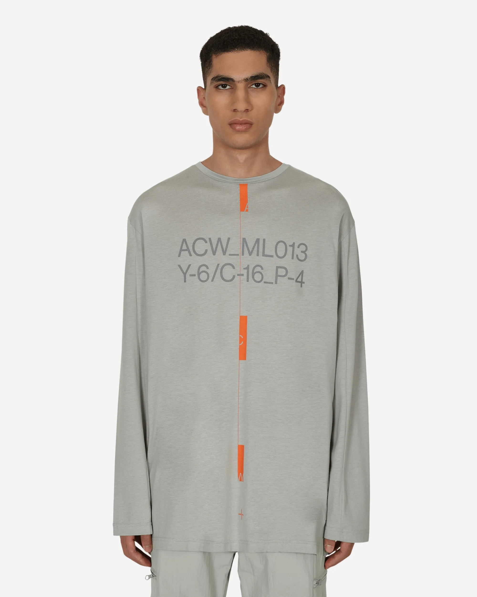 A-Cold-Wall* T-Shirts^System Lounge Longsleeve T-Shirt Grey