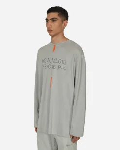 A-Cold-Wall* T-Shirts^System Lounge Longsleeve T-Shirt Grey