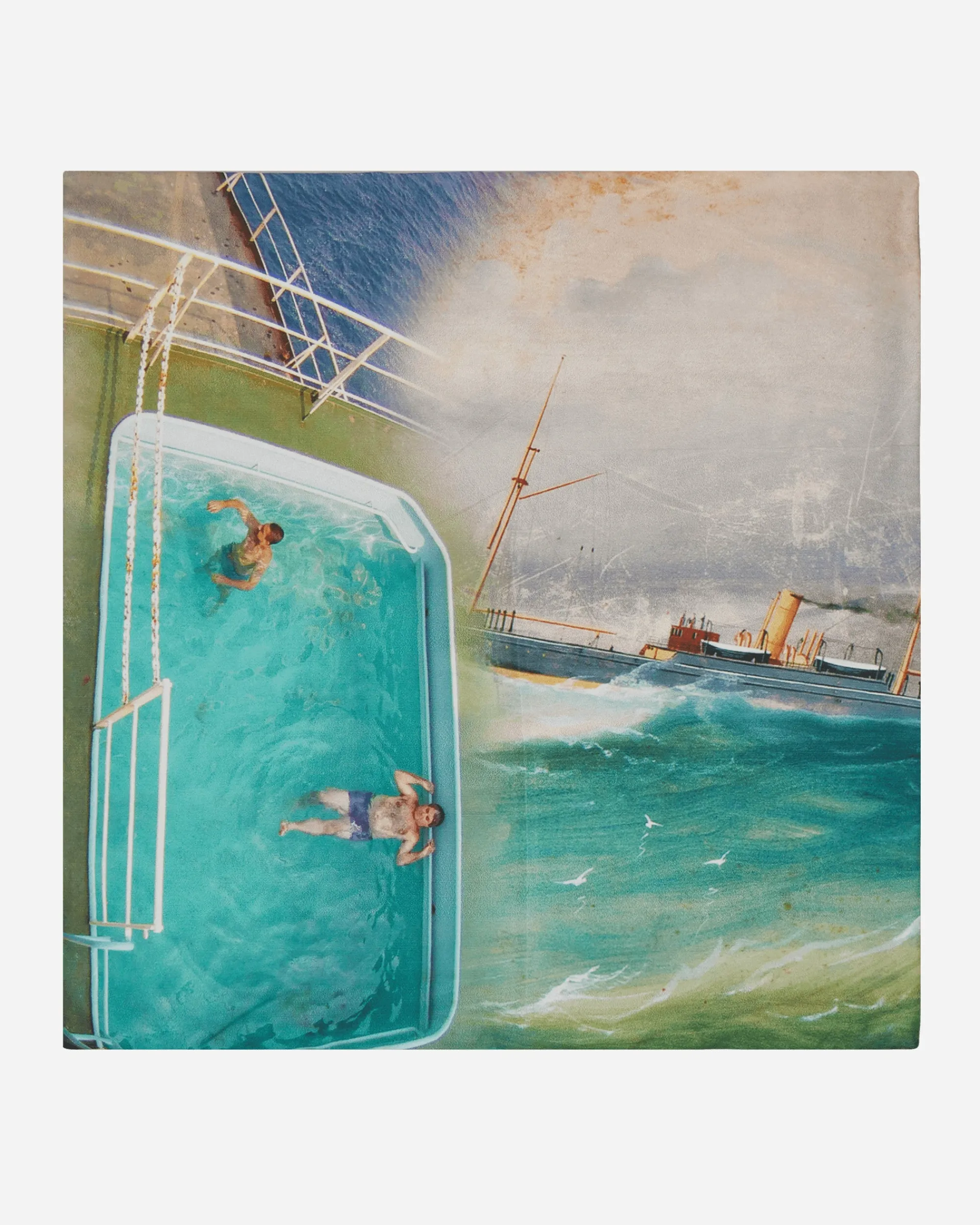 Serapis Home^Tanker Pool Pillow Case Multicolor