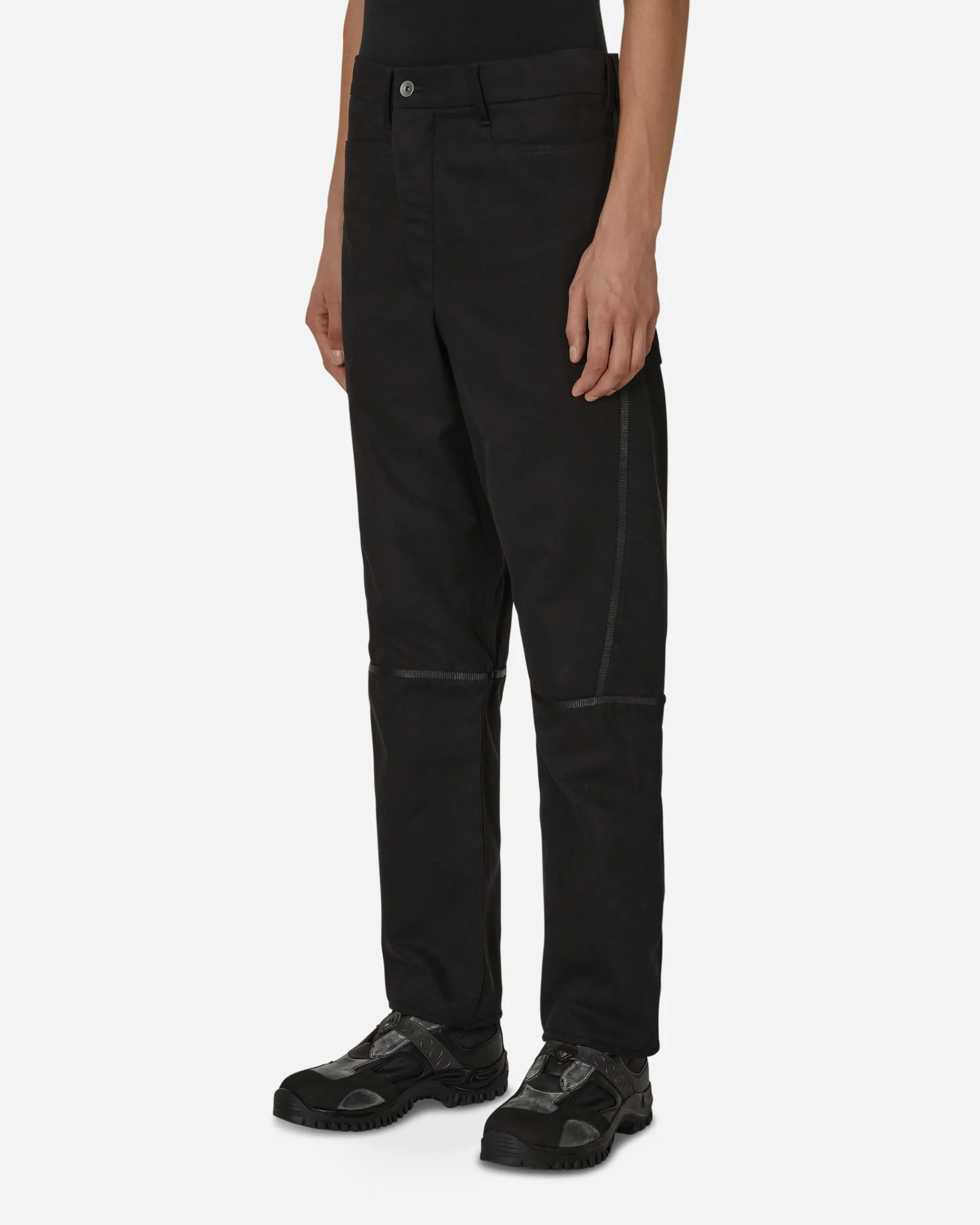 Bryan Jimenèz Pants^Taped Trousers Black