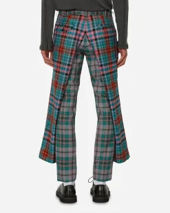Comme Des Garçons Homme Plus Pants^Tartan Wool Trousers Multicolor