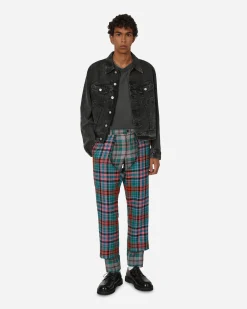 Comme Des Garçons Homme Plus Pants^Tartan Wool Trousers Multicolor
