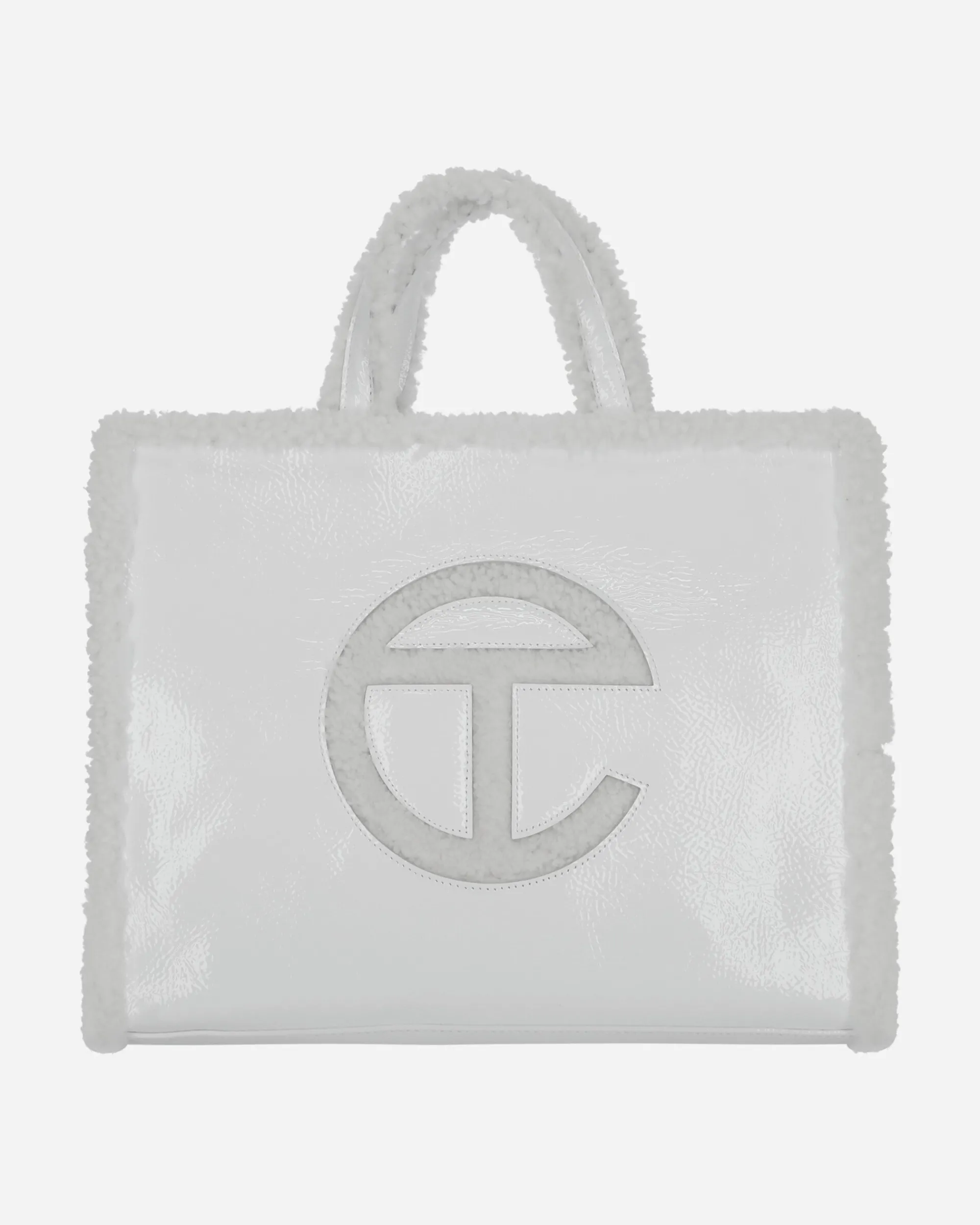 UGG Bags·Tote|Bags·Tote^Telfar Medium Crinkle Leather Shopper White