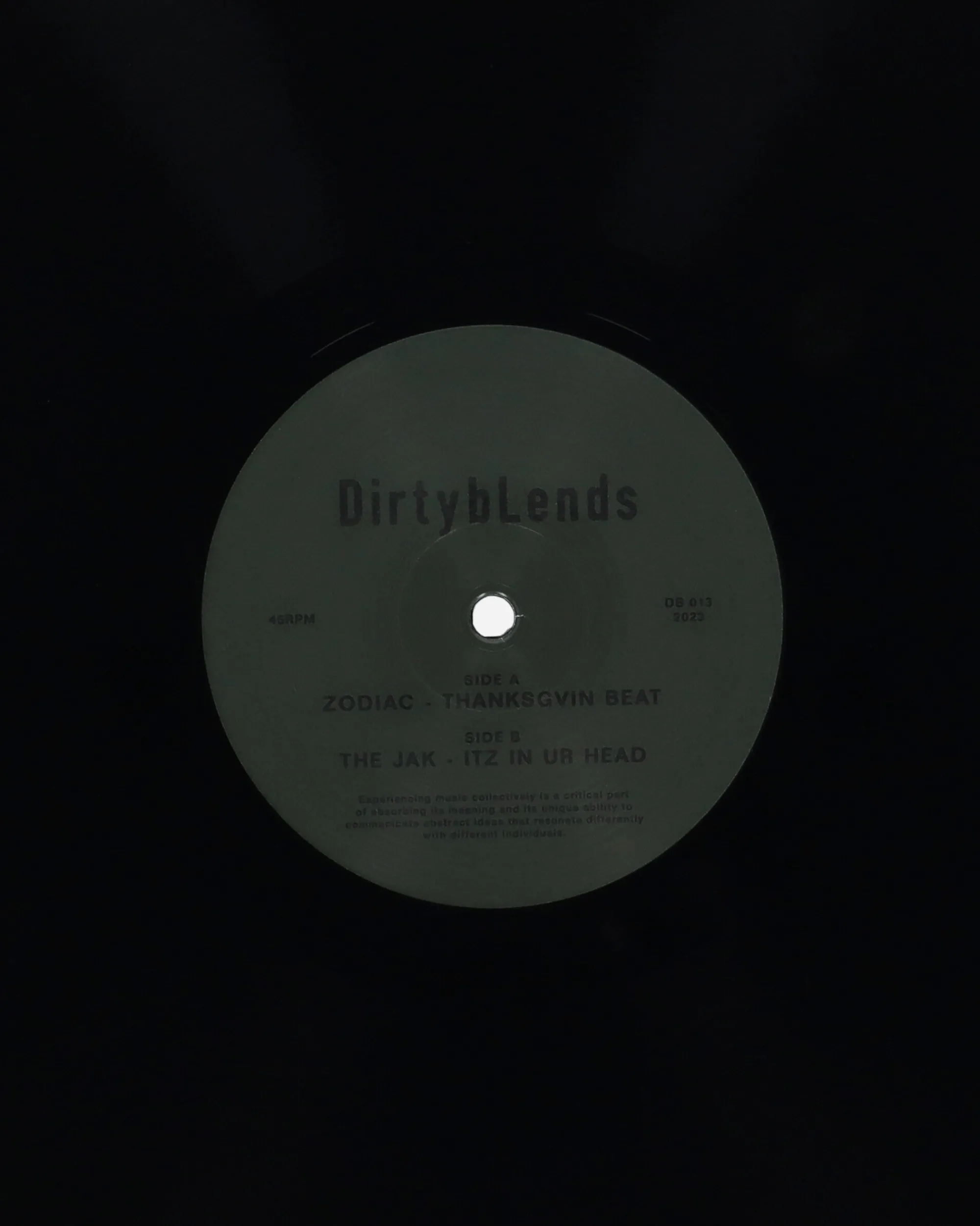 Public Possession Music^Thanksgivin Beat / Itz In Ur Head Vinyl