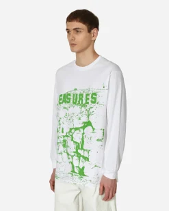 Pleasures T-Shirts^THC Longsleeve T-Shirt White