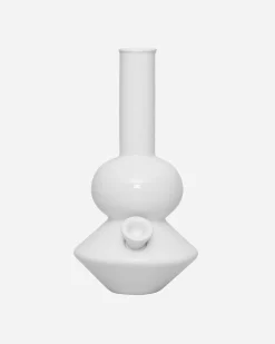 Summerland Ceramics High Times^The Land Yatch Bong White