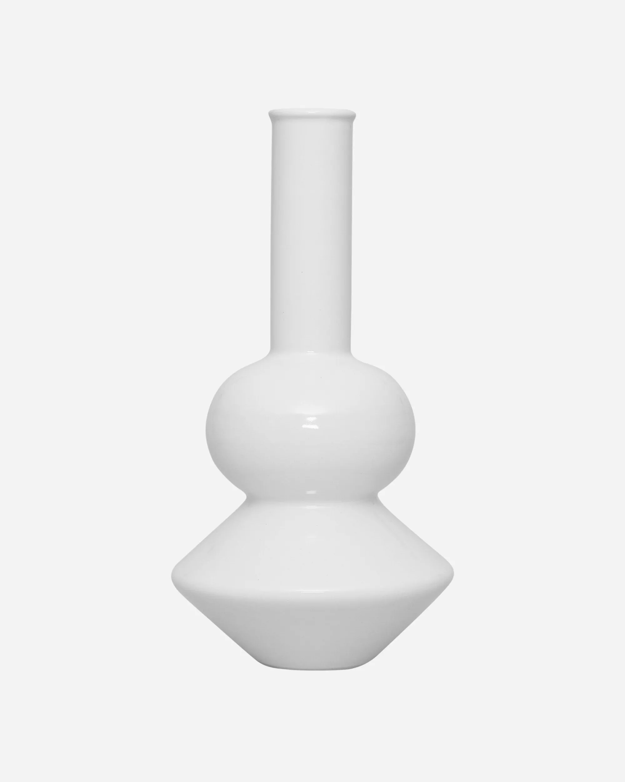 Summerland Ceramics High Times^The Land Yatch Bong White