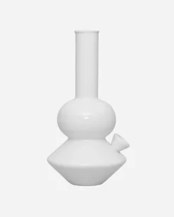 Summerland Ceramics High Times^The Land Yatch Bong White