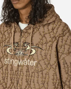 Stingwater Sweatshirts^Thorn Zip-Up Hoodie Brown