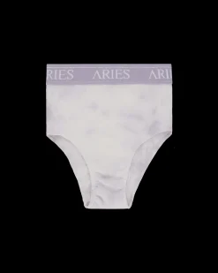 Aries Underwear^Tie-Dye Rib Highwaisted Briefs Purple