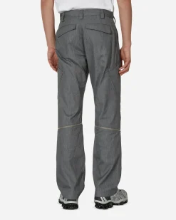 Kiko Kostadinov Pants^Tonino Utility Trousers Grey Melange