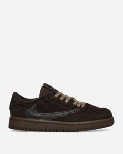 Nike Jordan Sneakers·Low|Sneakers^Travis Scott Air Jordan 1 Low (PS) Sneakers Velvet Brown / Dark Mocha