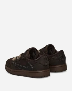 Nike Jordan Sneakers·Low|Sneakers^Travis Scott Air Jordan 1 Low (PS) Sneakers Velvet Brown / Dark Mocha
