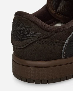 Nike Jordan Sneakers·Low|Sneakers^Travis Scott Air Jordan 1 Low (PS) Sneakers Velvet Brown / Dark Mocha