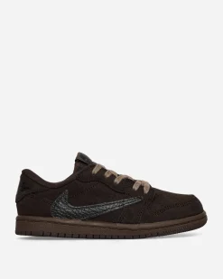 Nike Jordan Sneakers·Low|Kids^Travis Scott Air Jordan 1 Low (TD) Sneakers Velvet Brown / Dark Mocha
