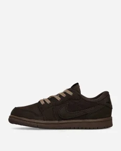 Nike Jordan Sneakers·Low|Kids^Travis Scott Air Jordan 1 Low (TD) Sneakers Velvet Brown / Dark Mocha