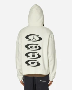 Nike Jordan Sweatshirts^Travis Scott Pullover Hoodie Sail