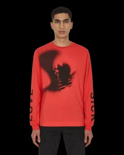 1017 ALYX 9SM T-Shirts^Treated Longsleeve T-Shirt Red