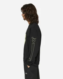 Carhartt WIP T-Shirts^TRESOR True Spirit Longsleeve T-Shirt Black / Glow Green