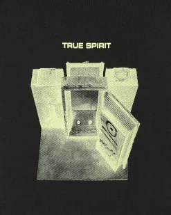 Carhartt WIP T-Shirts^TRESOR True Spirit Longsleeve T-Shirt Black / Glow Green
