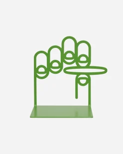 Mister Green Home^Trifecta Bookends Green