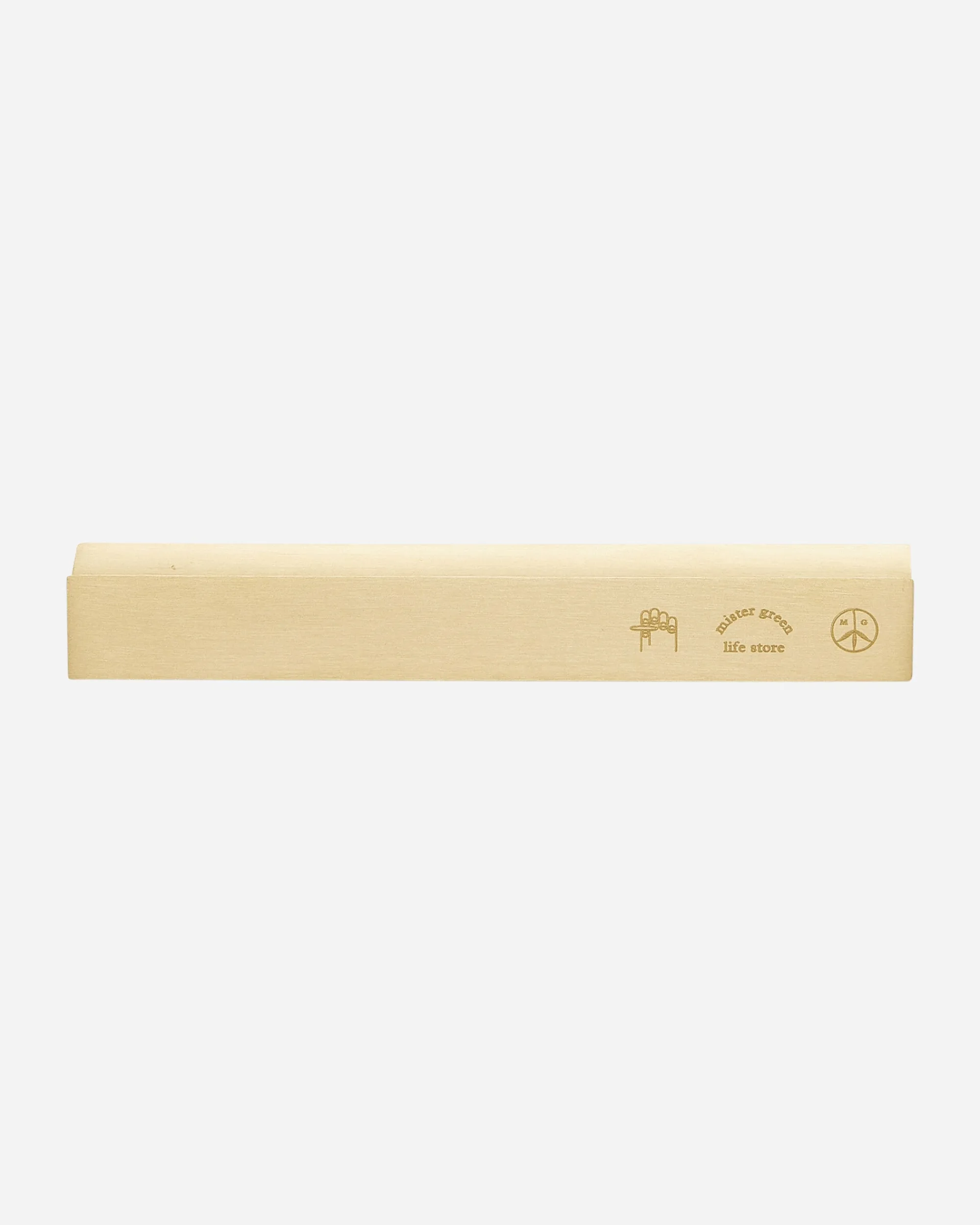 Mister Green Home^Trifecta Logo Bar Burner Brass