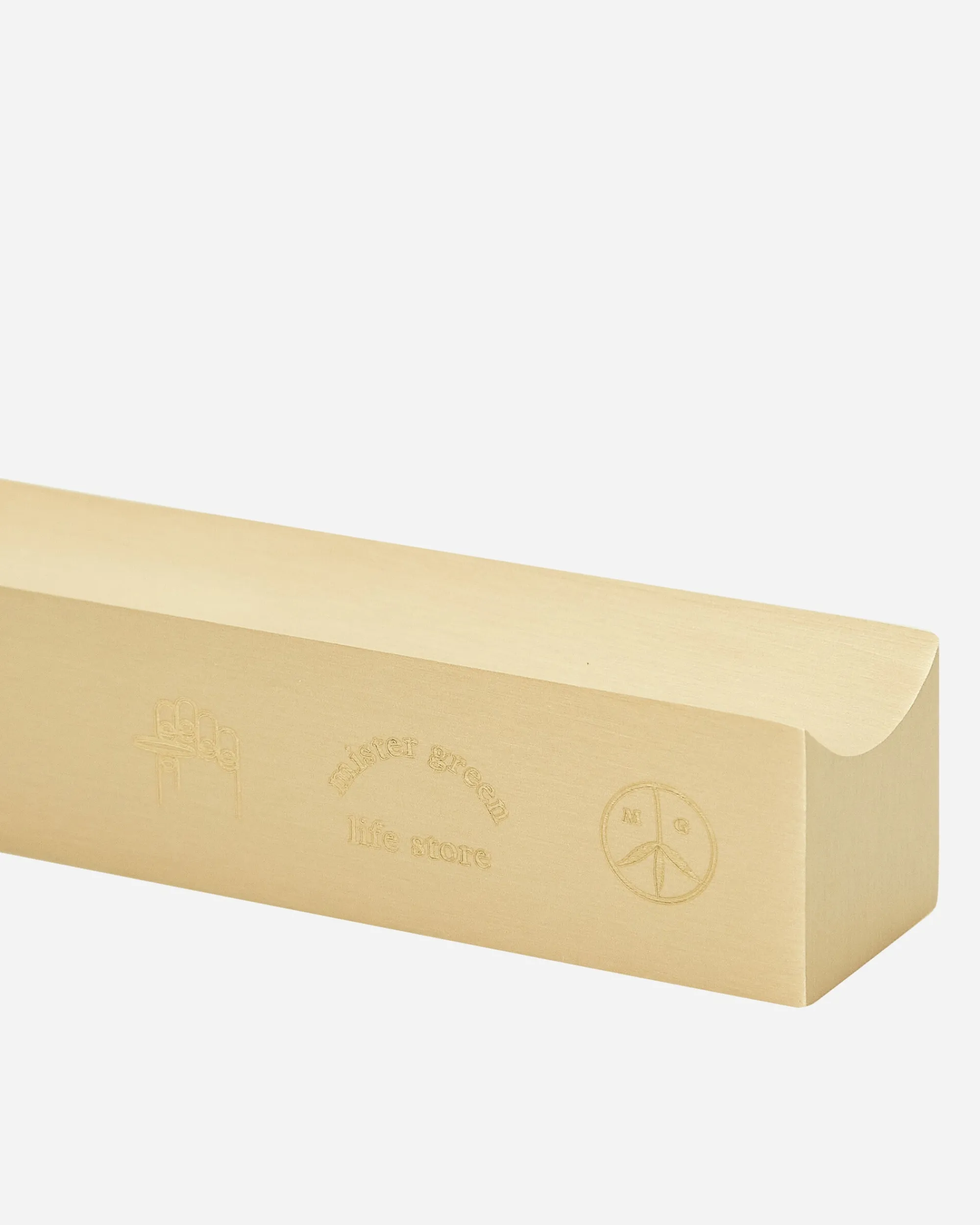 Mister Green Home^Trifecta Logo Bar Burner Brass