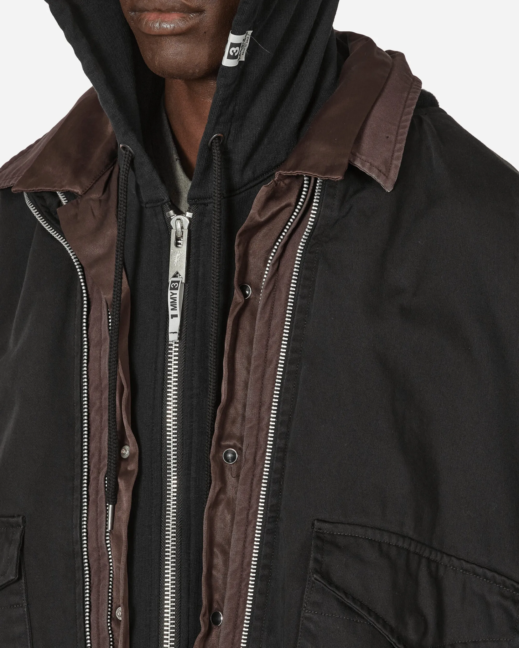 Maison MIHARA YASUHIRO Coats And Jackets^Triple Layered Vest Black