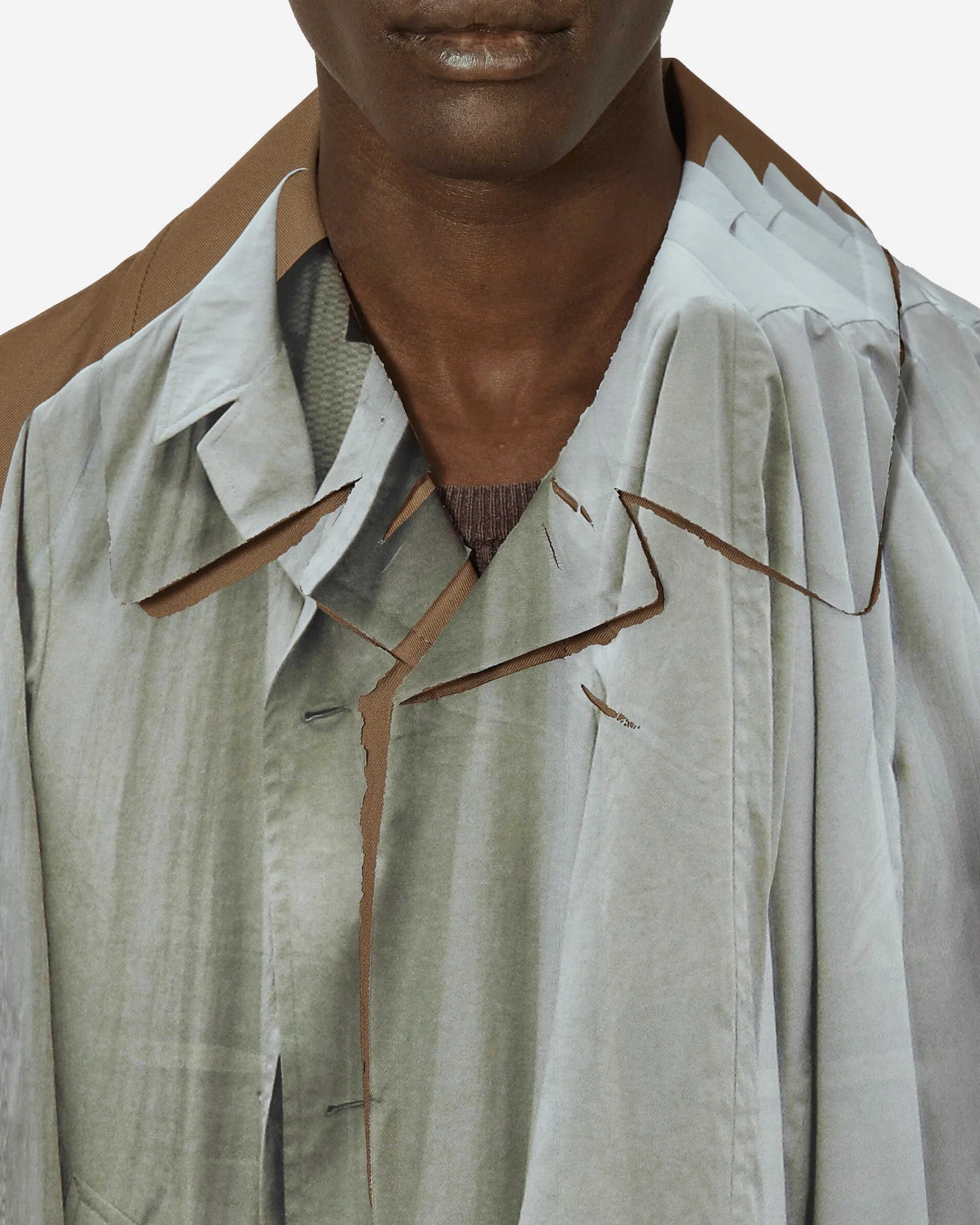Comme Des Garçons Homme Plus Coats And Jackets^Trompe L'Oeil Single-Breasted Coat Light Brown