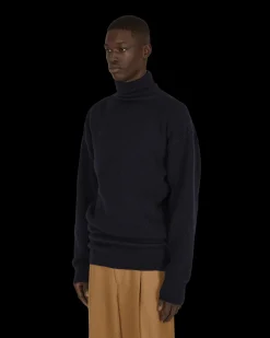 Hed Mayner Knitwear^Turtleneck Sweater Blue